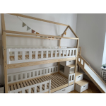 Instagram Etagenbett mit Treppe und Rutsche
